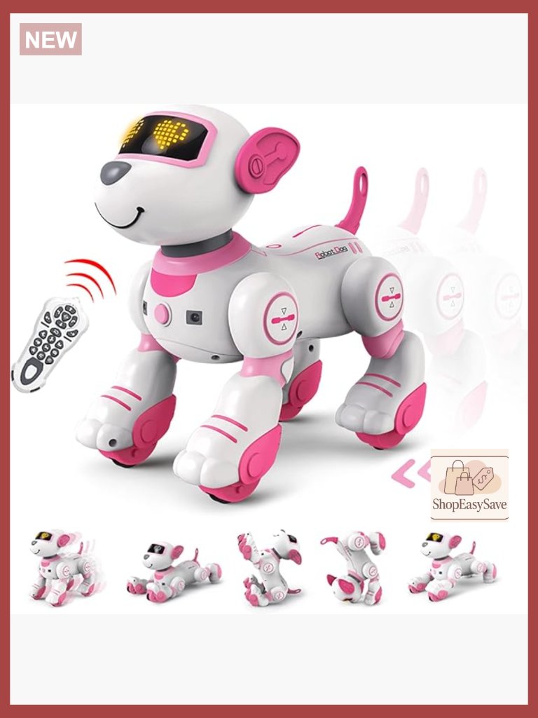 Interactive Robot Dog Toy Remote Control Sing Dance Programming Kids Gift